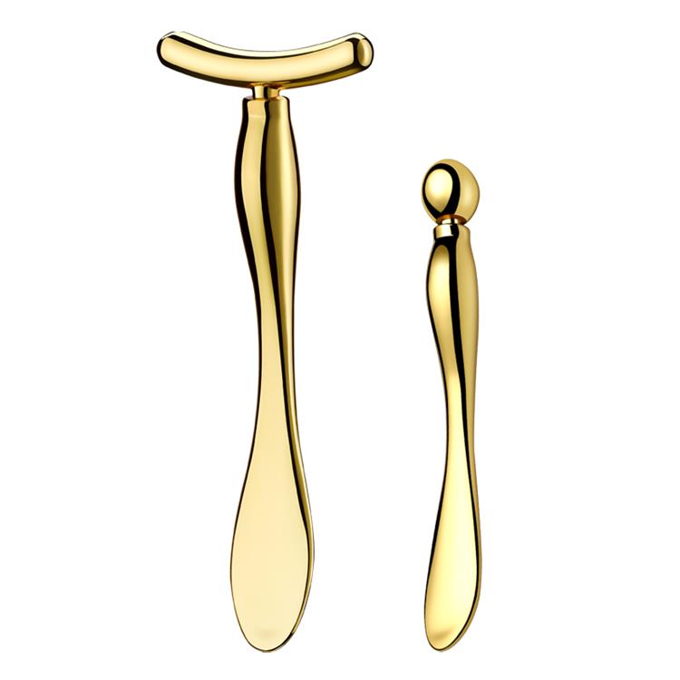 Kit de ferramentas de massageador de rolos de colher para os olhos